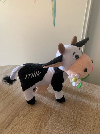 Peluche vache milk