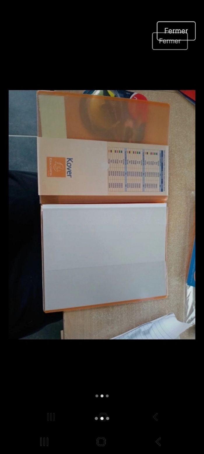 Protège cahier 17/ 22 exacompta - photo numéro 2