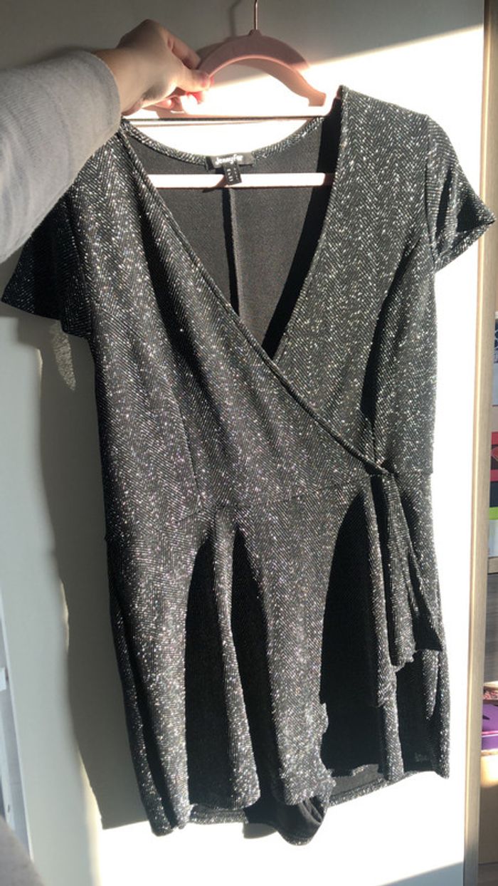 Combinaison short à paillettes - photo numéro 2