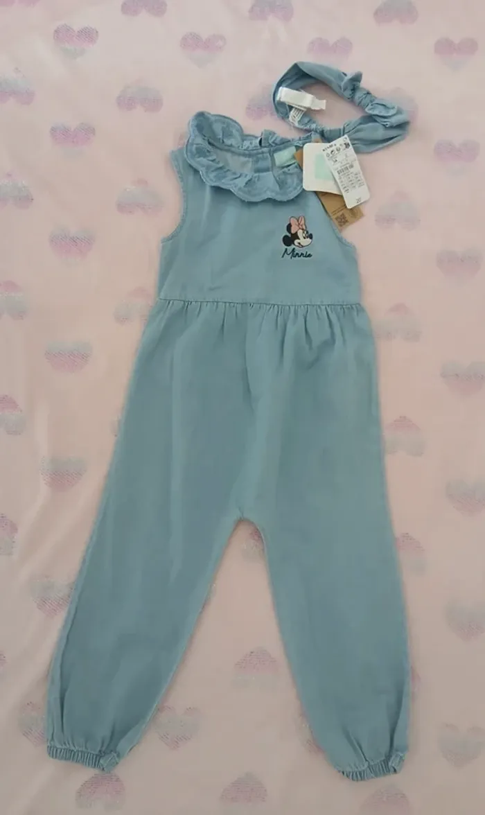 Combinaison neuve  Minnie + bandeau 3 ans
