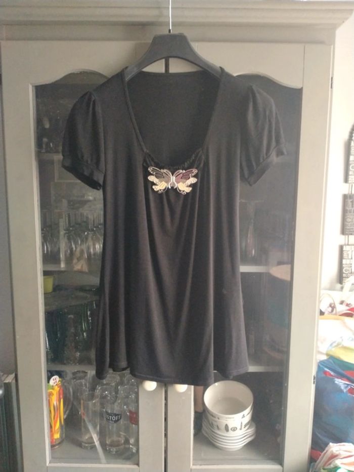 Tee-shirt noir T:40/42