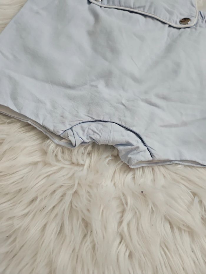 Salopette short bleu - photo numéro 2