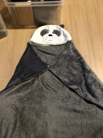 Plaid capuche we bare bears