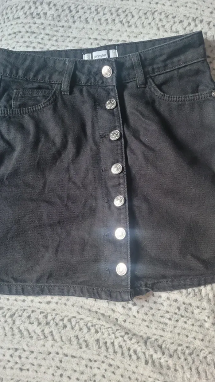 Jupe en jean noire