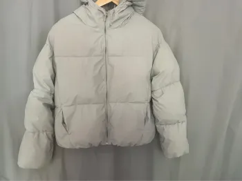 Doudoune grise fille gemo