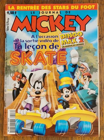 Ancien journal de mickey N°2517 skate année 2000 vintage