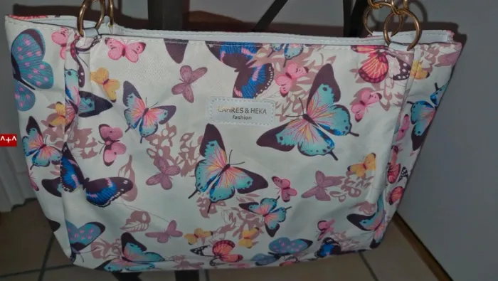 Sac fourre tout papillon - photo numéro 2