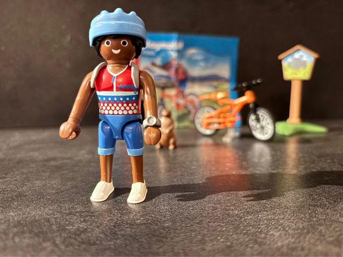Playmobil 70303 cycliste avec marmotte - photo numéro 6