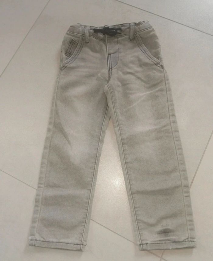 Pantalon jean gris garçon 4 ans