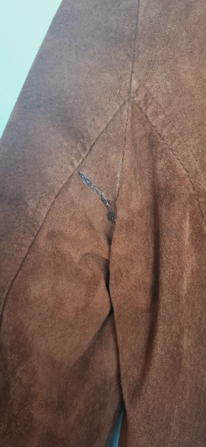 🧥 Perfecto Mango en cuir véritable – Chocolat intense - LA tendance de cet automne - photo numéro 11