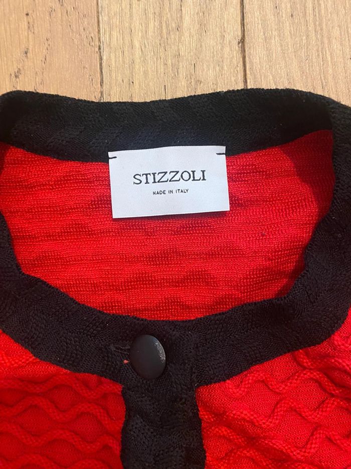 Veste en laine rouge Stizzoli taille 50 IT (46 FR) - photo numéro 3