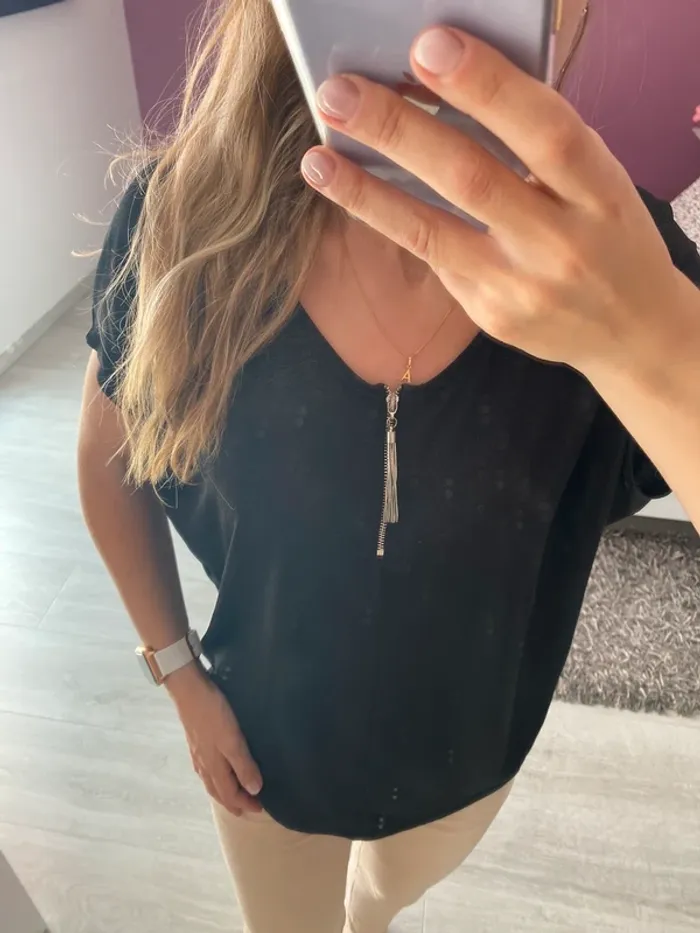 Haut ample lurex Pimkie - photo numéro 2