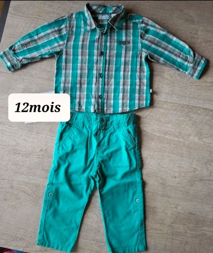 Ensemble bébé 12mois Obaibi
