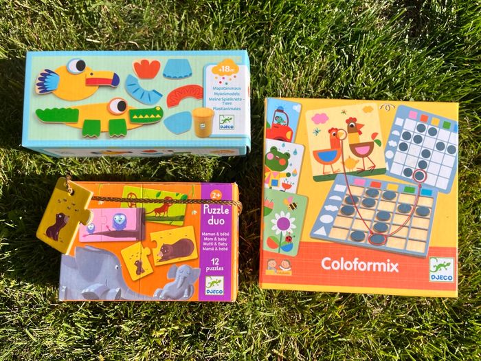 Lot 3 jeux DJECO