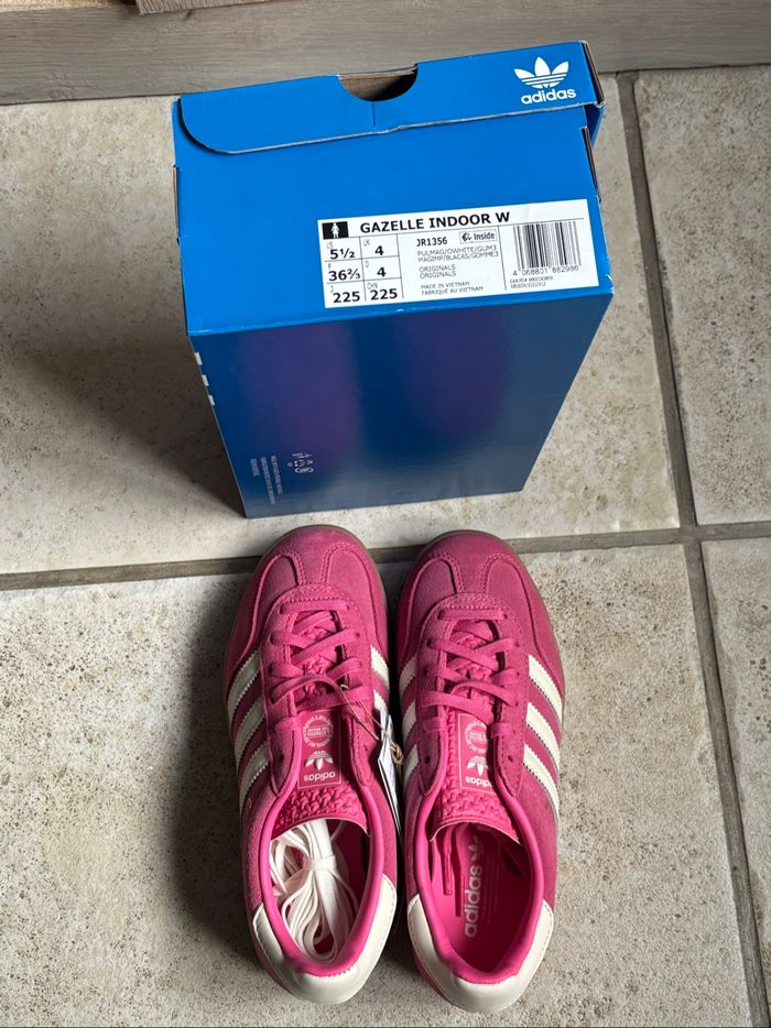 Adidas Gazelle indoor rose taille 36 2/3 - photo numéro 4