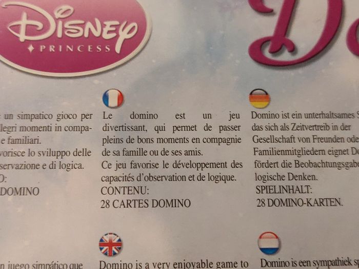 Jeu de dominos Disney Princesses - comolet - photo numéro 5