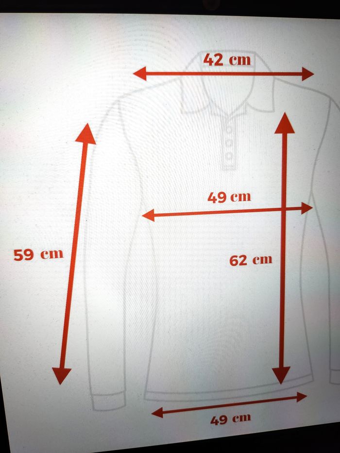 Polo Scottage Brun Manches Longues - Taille L - photo numéro 7
