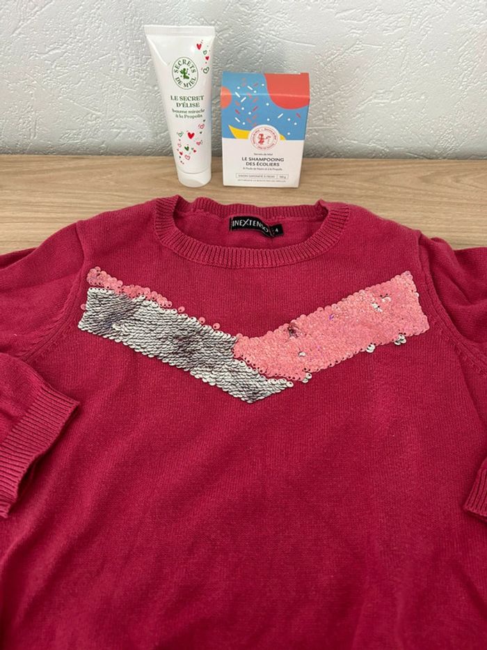 🌟 Pull enfant rose In Extenso 🌟 - photo numéro 4