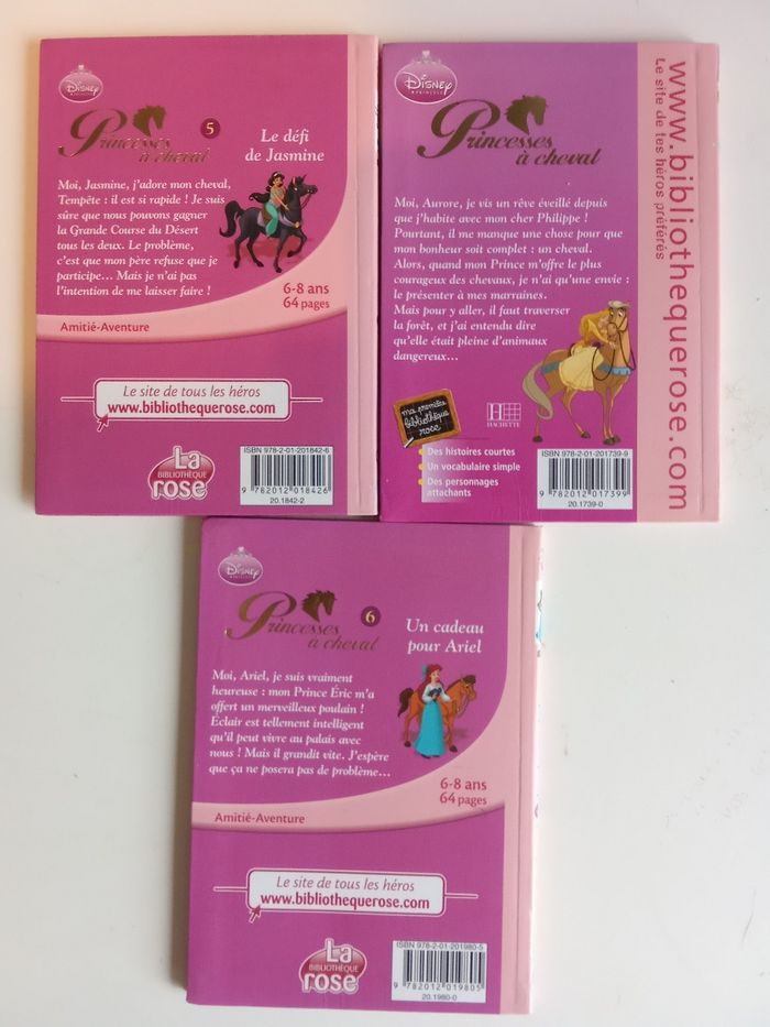Livres, roman fille bibliothèque rose princesse à cheval, Disney - photo numéro 2
