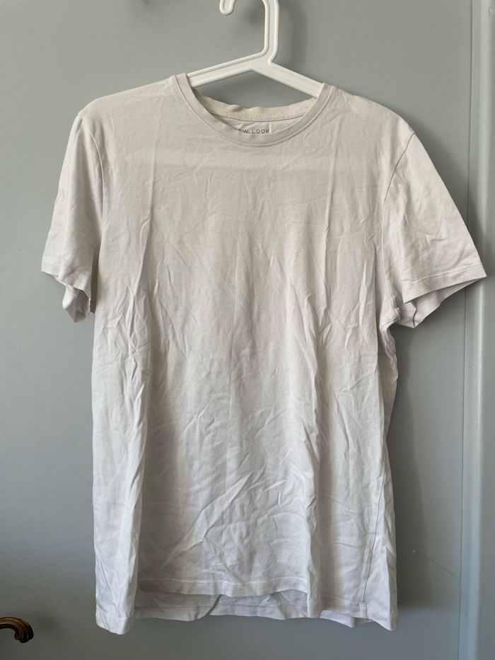 T-shirt blanc homme