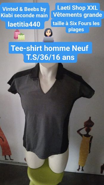 Tee-shirt homme T.S/16 ans