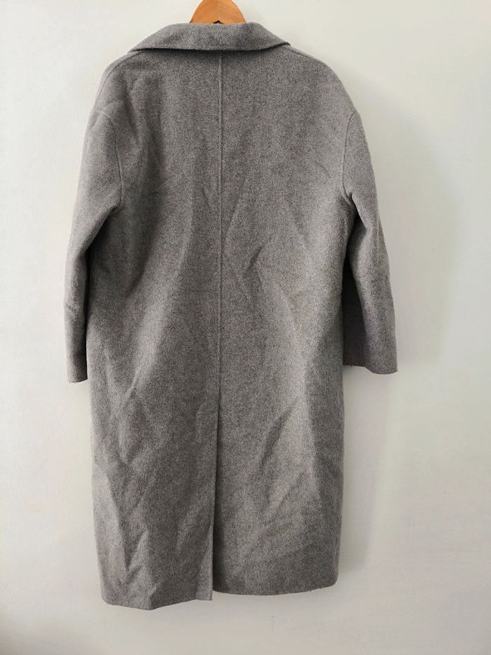 Manteau gris femme El Corte Inglés taille estimée XL  chic et structuré - photo numéro 4