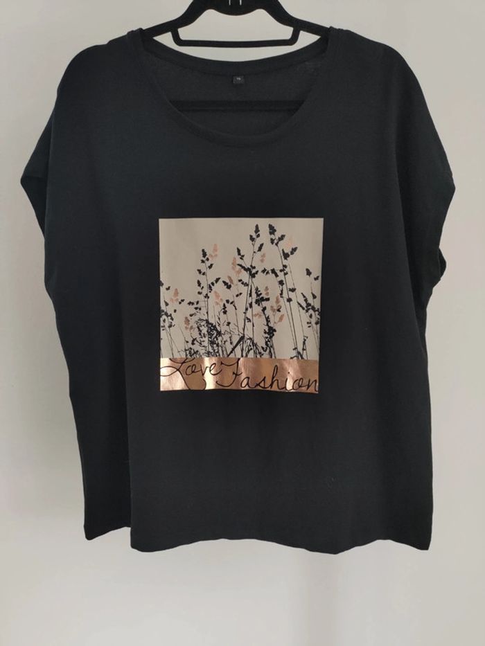 Ma Boutique Plus t-shirt noir T5