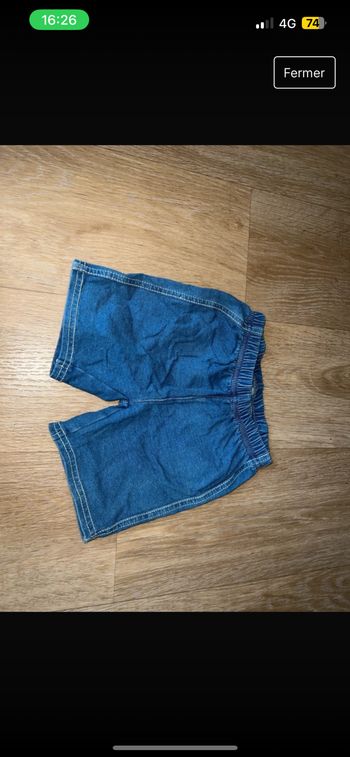 Short en jean