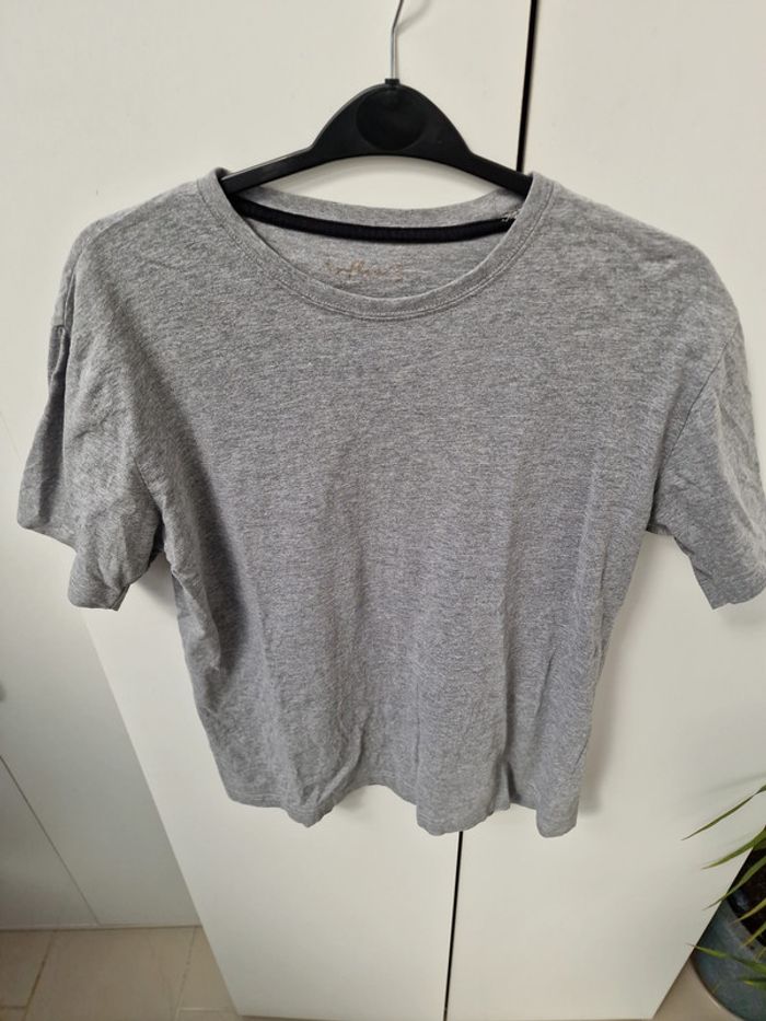 T-Shirt Gris Moucheté - photo numéro 2