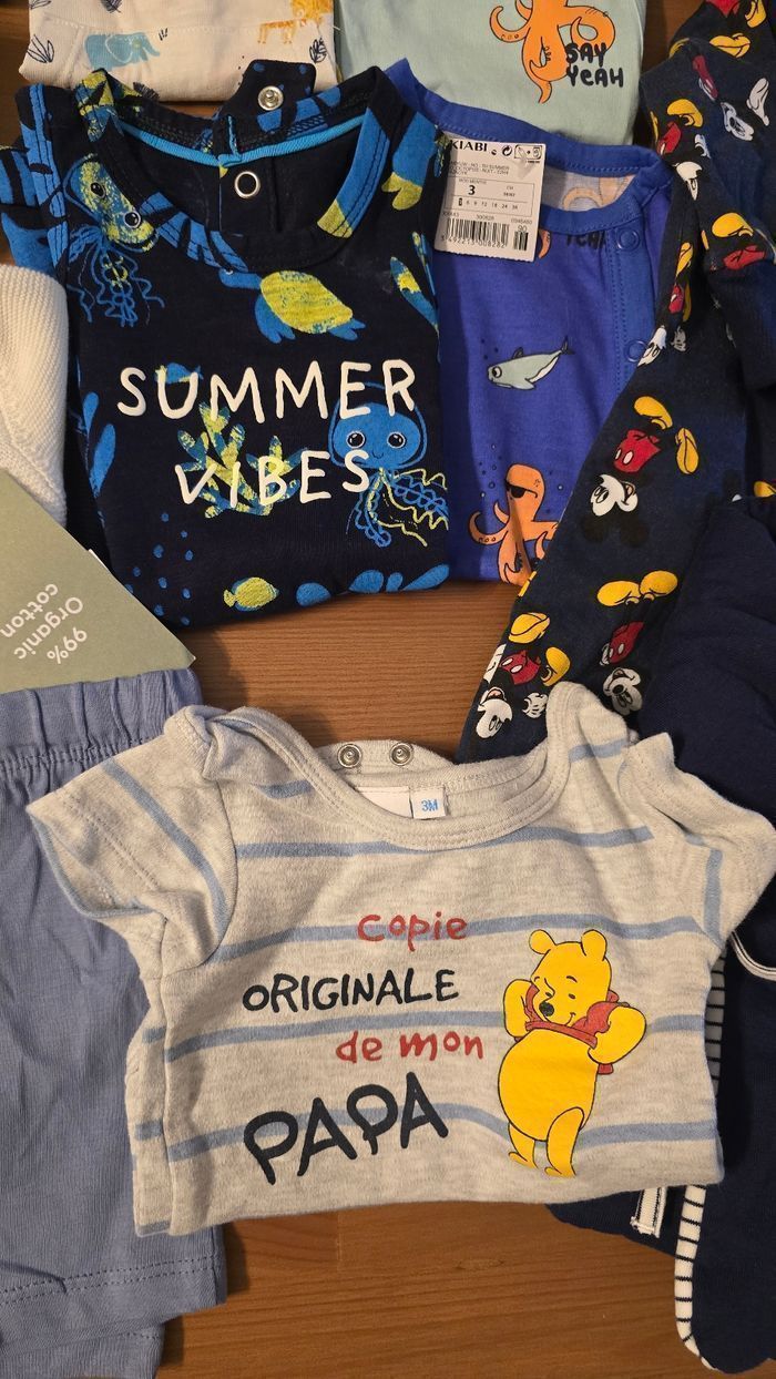 NEUFS 🤩🥰💙🎉SUPERBE lot 3 mois garçon primtemps/été 💙🥰🤩 - photo numéro 4