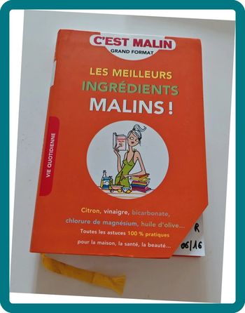 Les meilleurs ingrédients malins – C’est Malin Grand Format | Astuces maison & santé, état très bon