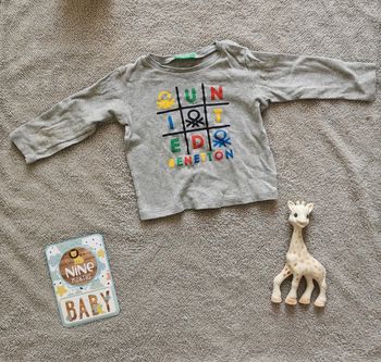 T-shirt manches longues Benetton 9-12 mois