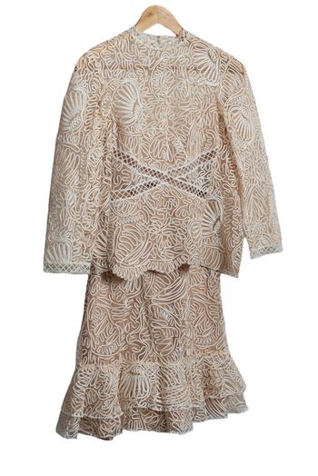 Ensemble unique upcyclé à partir d’une robe Margaux Tardits T.36