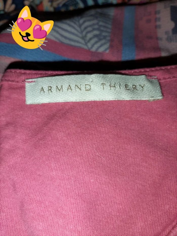 Maillot rouge orange Armand Thiery taille 4 - photo numéro 2