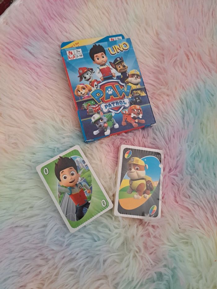 Jeu de carte uno pat patrouille - photo numéro 4