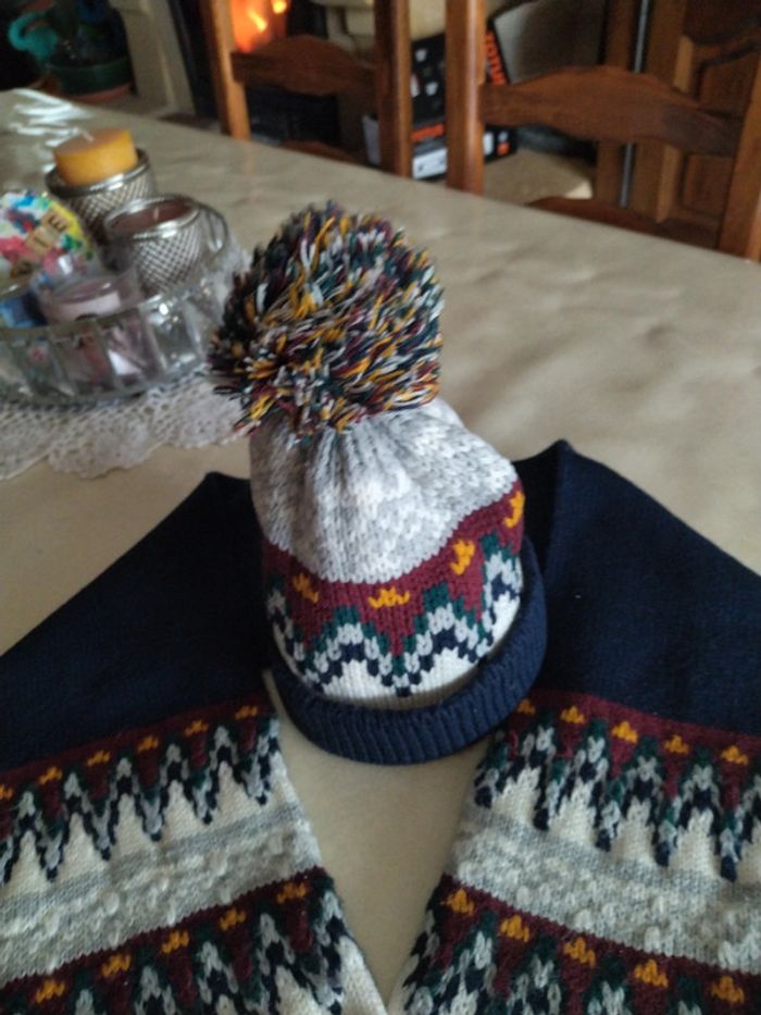 Écharpe et bonnet laine - photo numéro 2