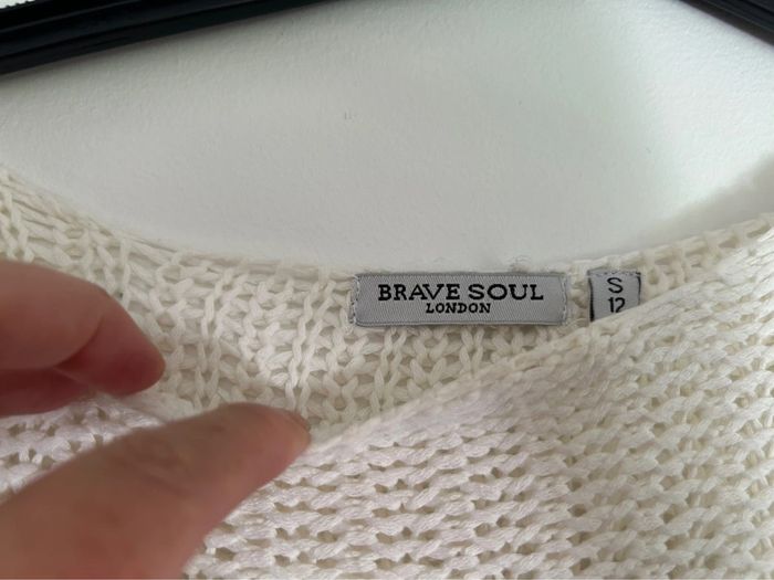Pull ajouré marin bravesoul taille s - photo numéro 3