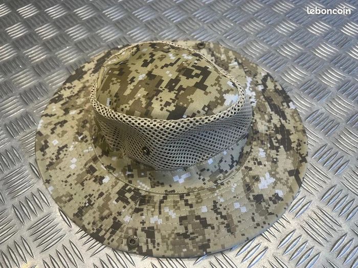 chapeau camouflage maille respirante chasse peche randonnée camping militaire jungle