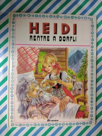 Livre Heidi rentre à Dorfli - vintage de 1979