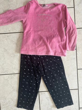 Pyjama velours 5 ans