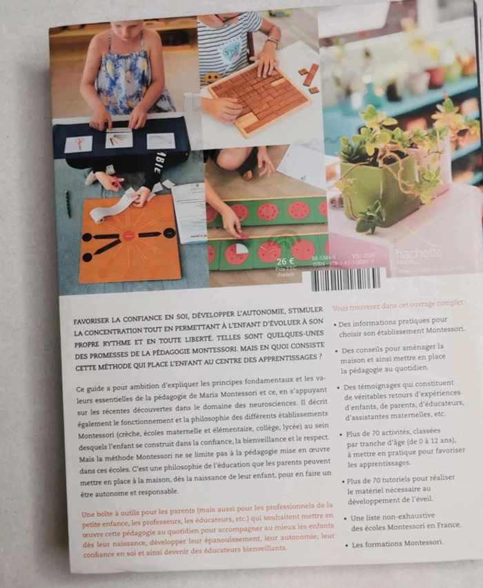 Livre 📙 Le guide hachette de la pédagogie montessori - photo numéro 2