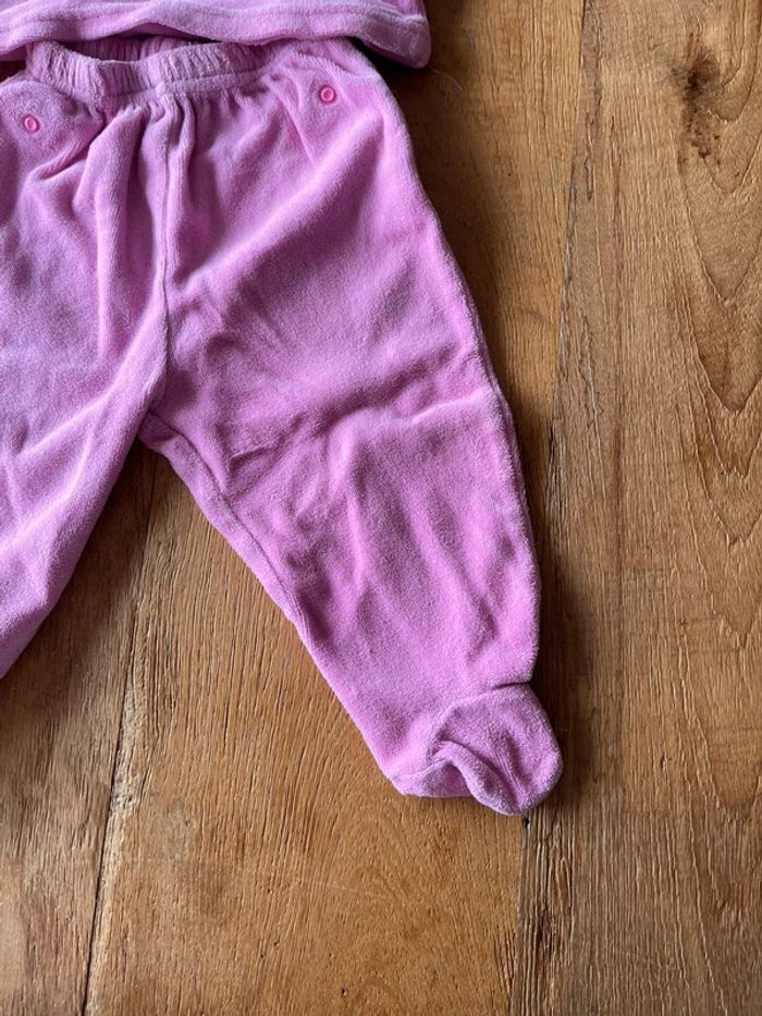 Pyjama 2 pièces rose 12 mois - photo numéro 6
