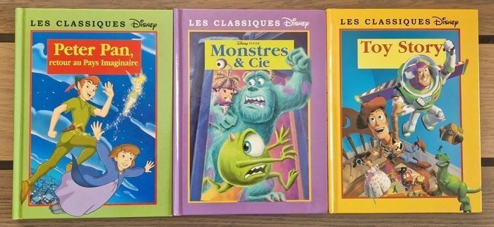 Lot de 3 livres les classiques disney  comme neufs