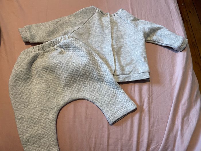 Ensemble gris 3 mois garçon - photo numéro 4