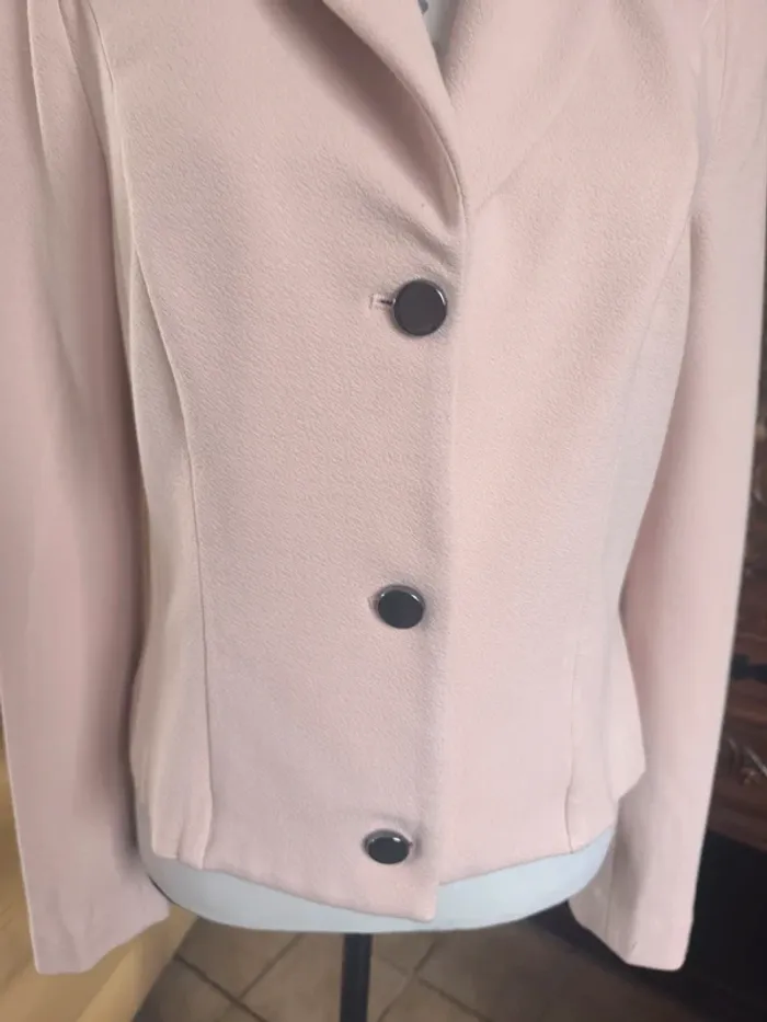 Magnifique veste blazer rose poudré - photo numéro 4