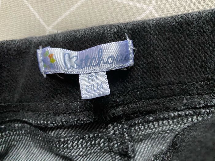 Pantalon jeans délavé 6 mois kitchoun - photo numéro 4