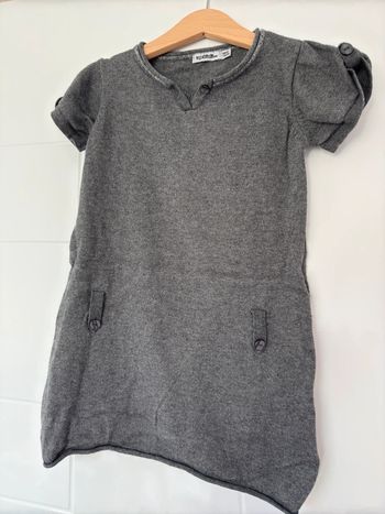Pull long Tape à l’œil gris en 5ans