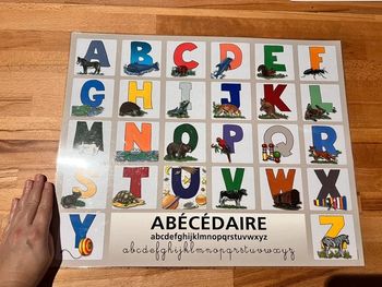 Grande Affiche éducative abécédaire neuve / poster