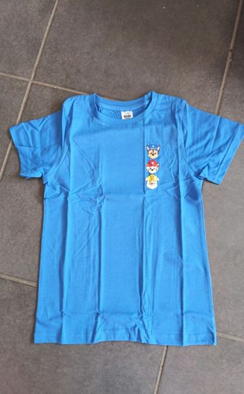 T-shirt neuf pat patrouille taille 7 ans 