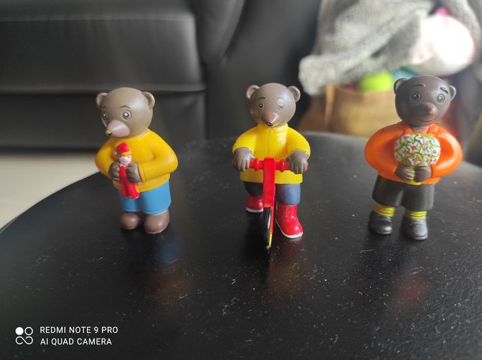 Lot figurines petit ours brun - photo numéro 2